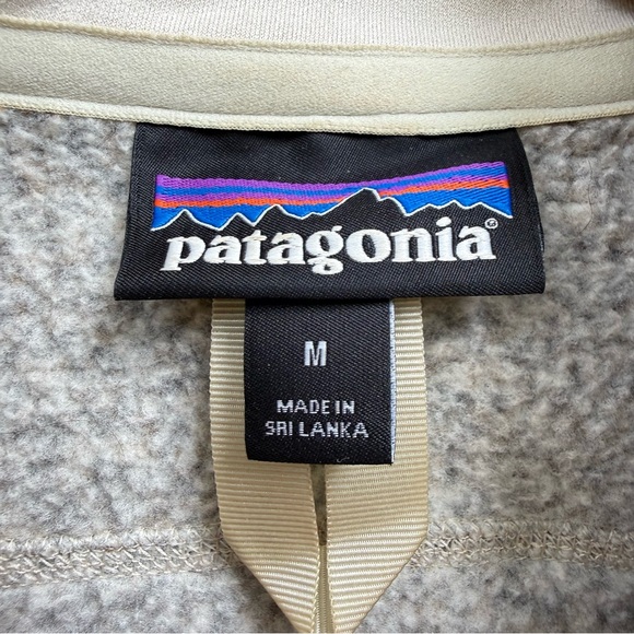 Patagonia Better Sweater Fleece Vest Gray Tan Heather Full Zip Women’s Size M - Picture 5 of 8